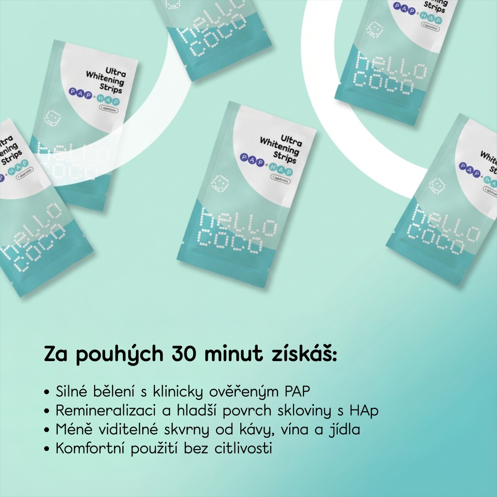 Hello Coco Ultra Whitening Strips 5 ks