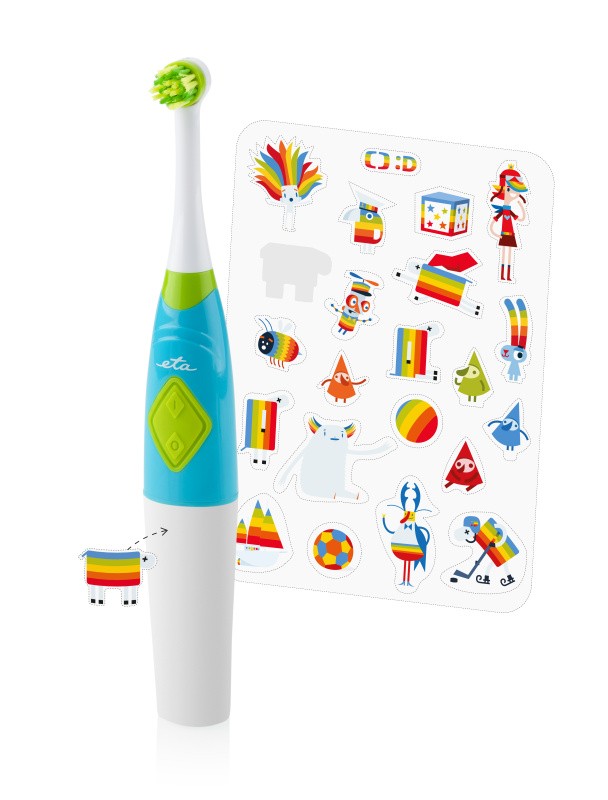 Eta Zubnička bateriový dětský kartáček - BLUE