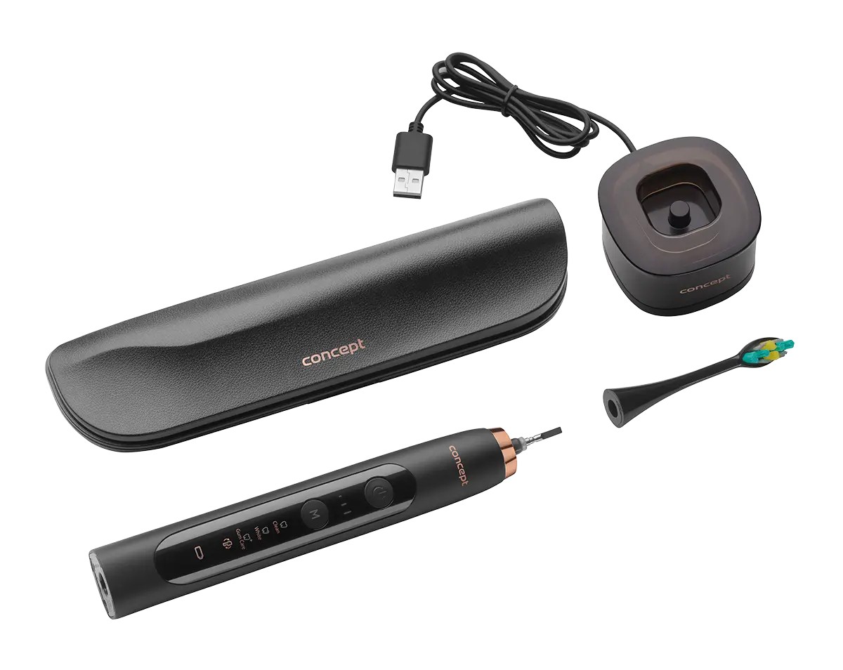 Concept Perfect Smile ZK7011 Black sonický zubní kartáček