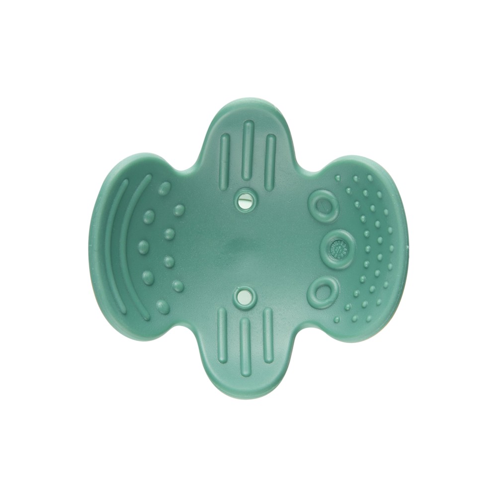 Canpol babies kousátko s chrastítkem senzorické - zelené