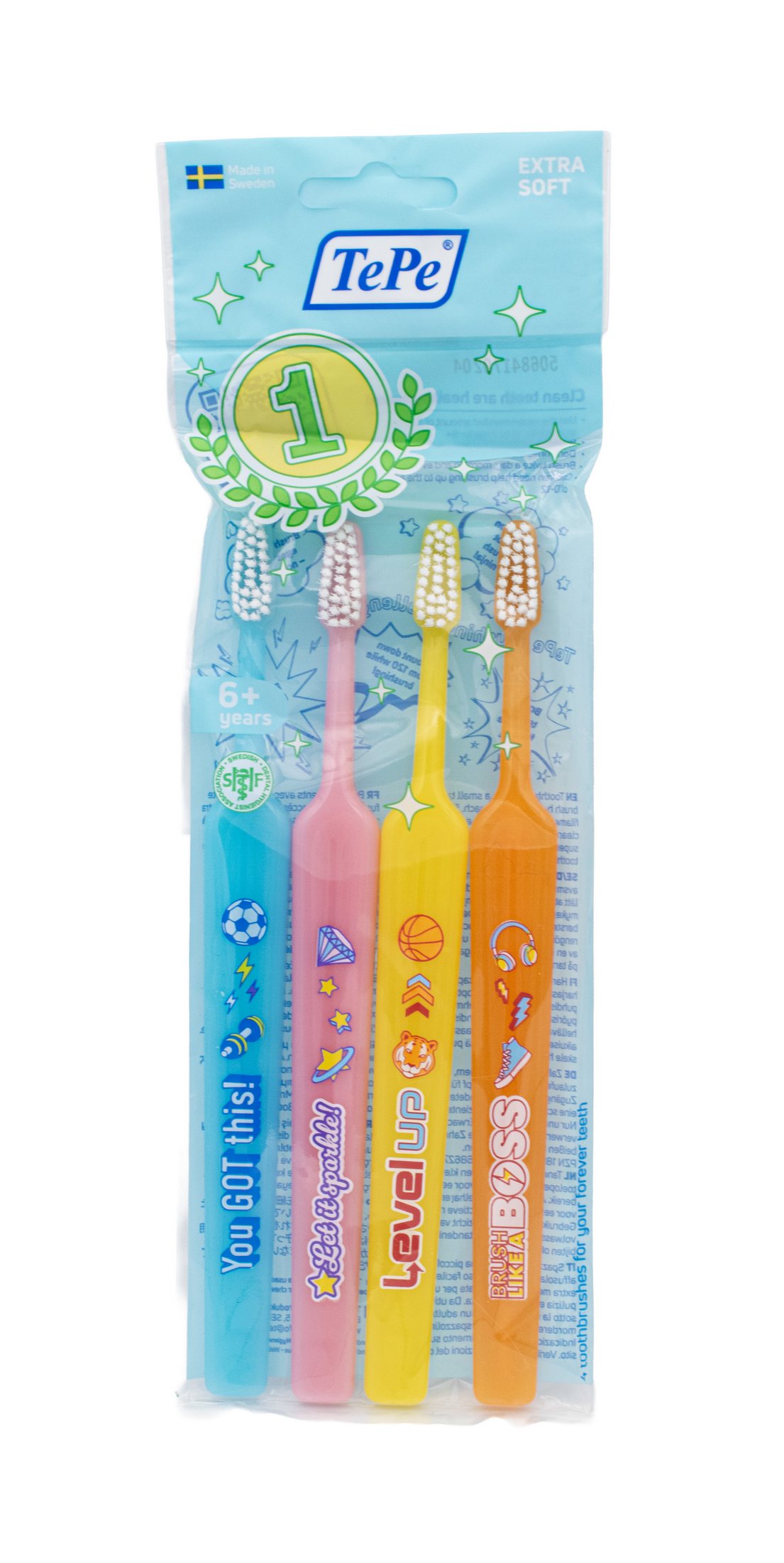 TePe Select Compact x-soft dětský kartáček, 4 ks