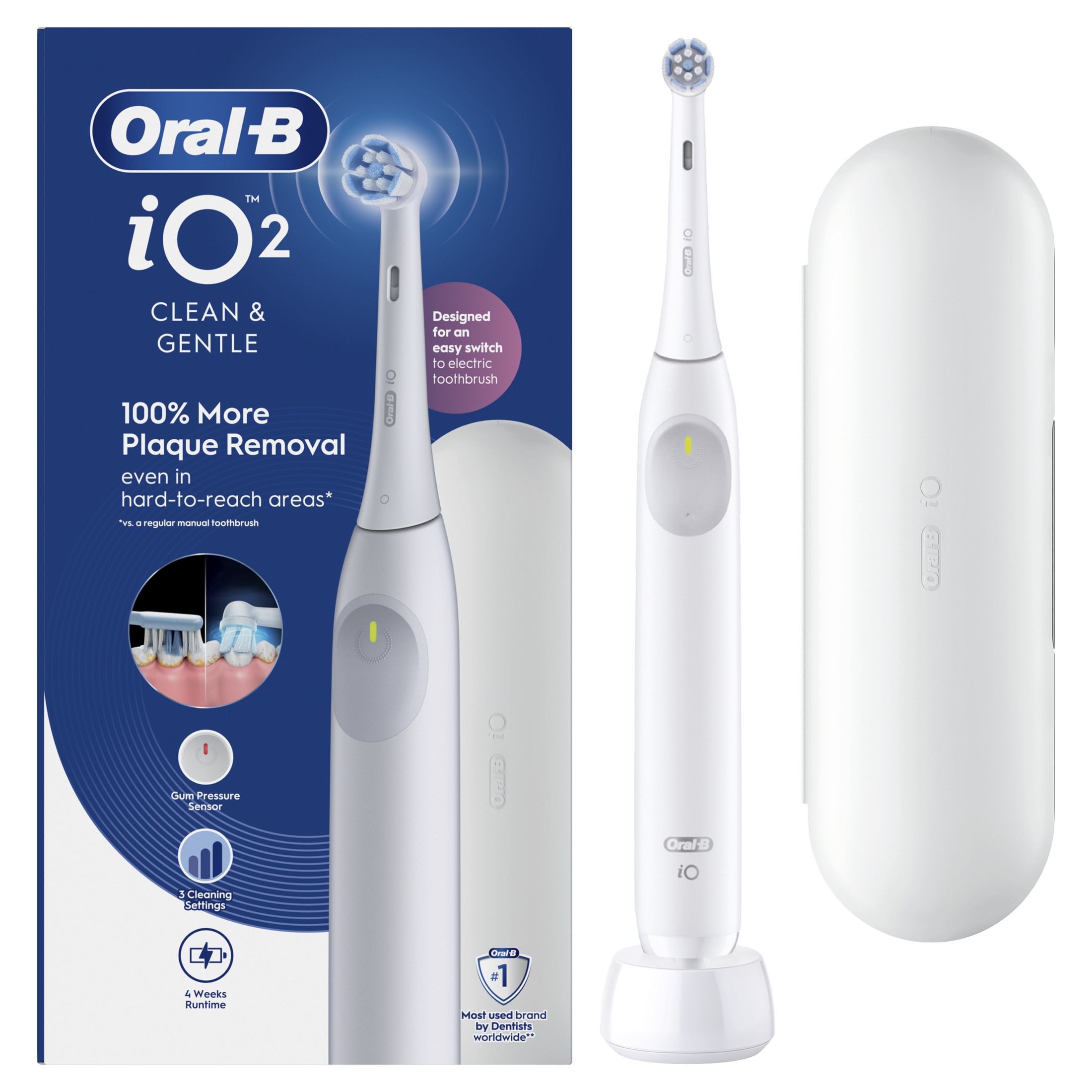 Oral-B iO Series 2 White elektrický kartáček + cestovní pouzdro