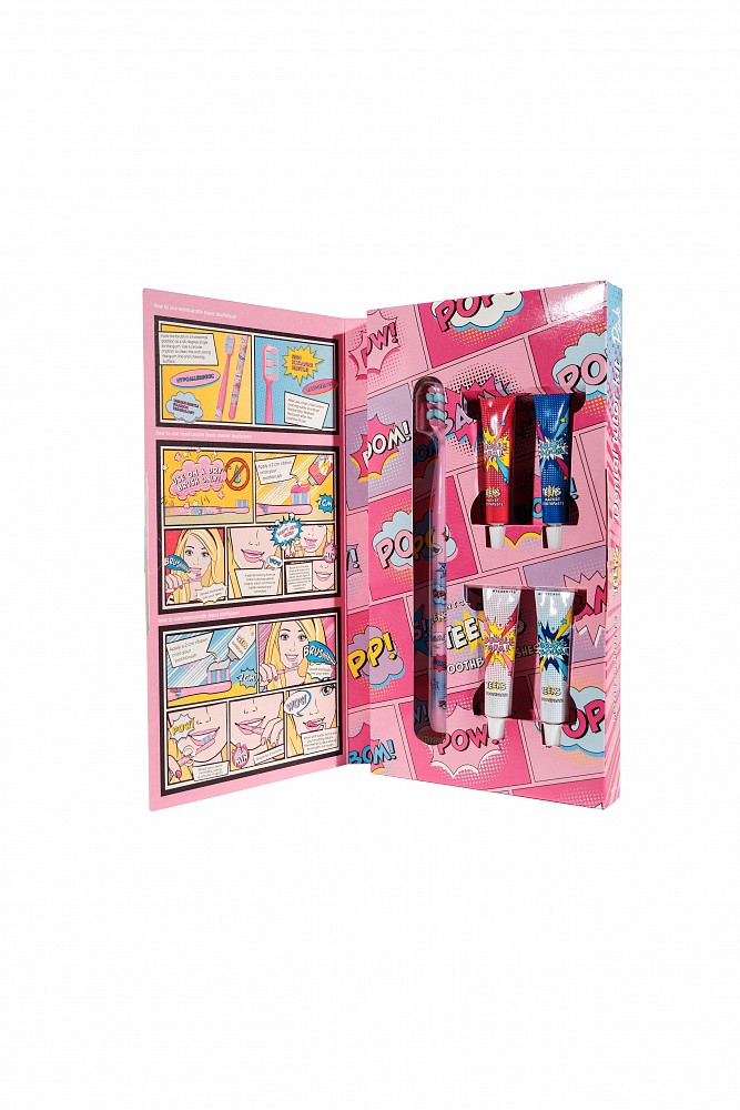 Montcarotte Teens Dental Tutor sada - růžová