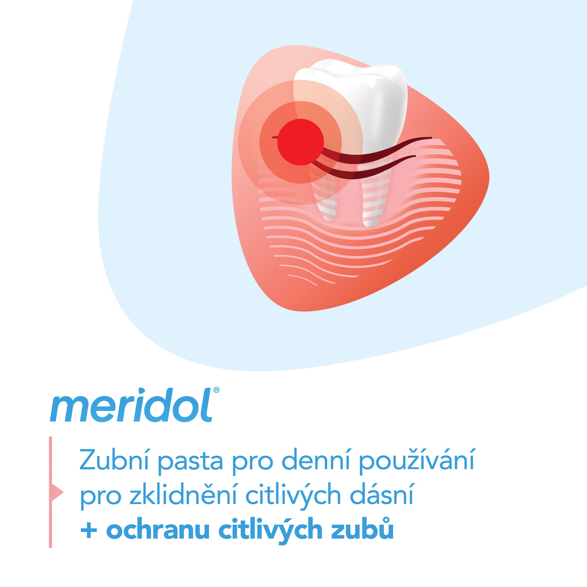 Meridol Complete Care citlivé dásně a zuby zubní pasta 3x75 ml