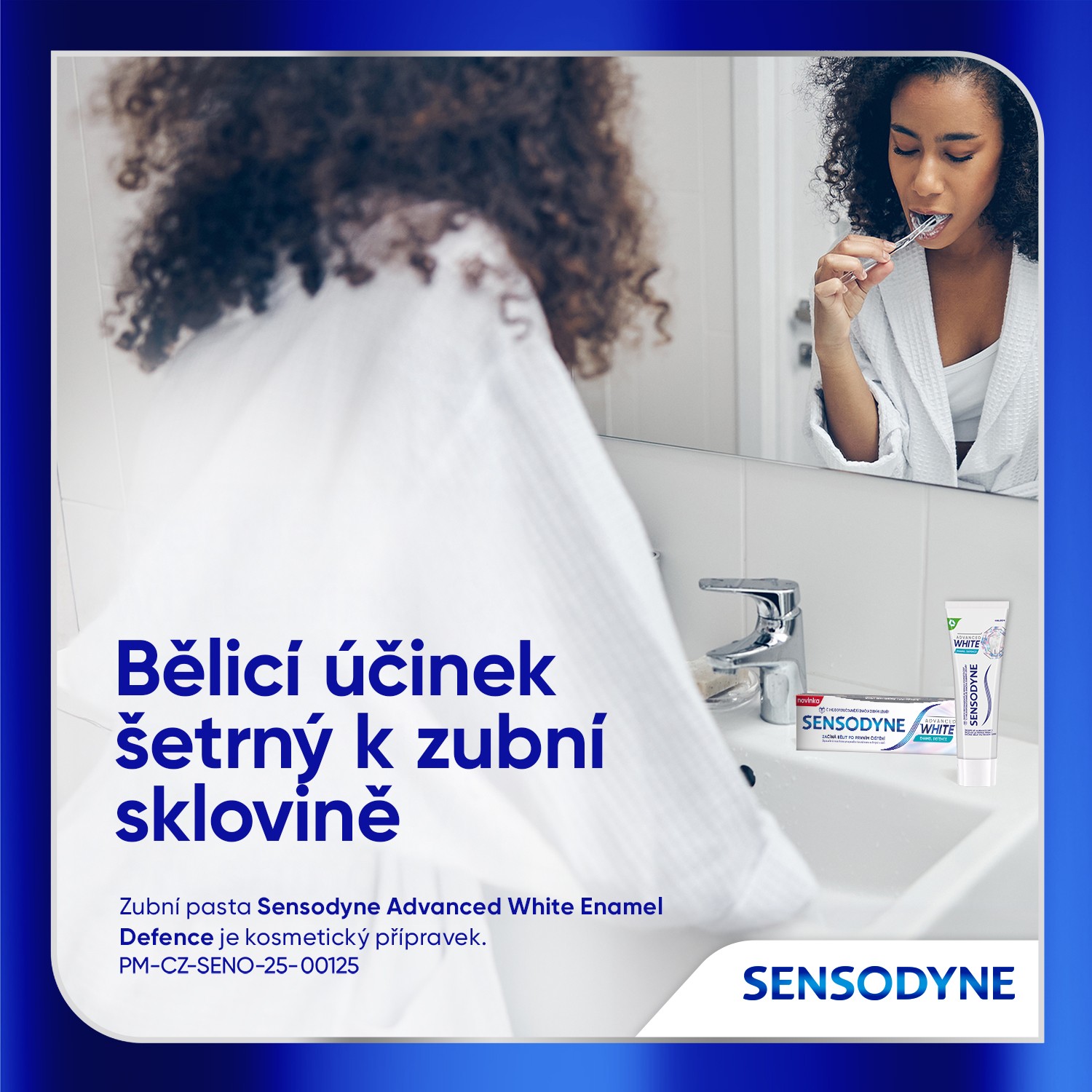 Sensodyne Advanced White Enamel Defence zubní pasta 75 ml