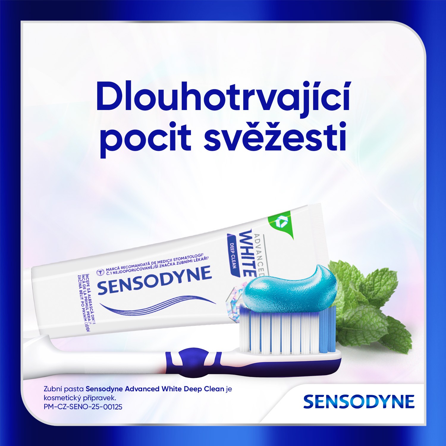 Sensodyne Advanced White Deep Clean zubní pasta 75 ml