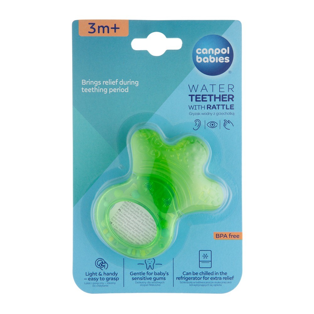 Canpol babies kousátko s chrastítkem lapačka