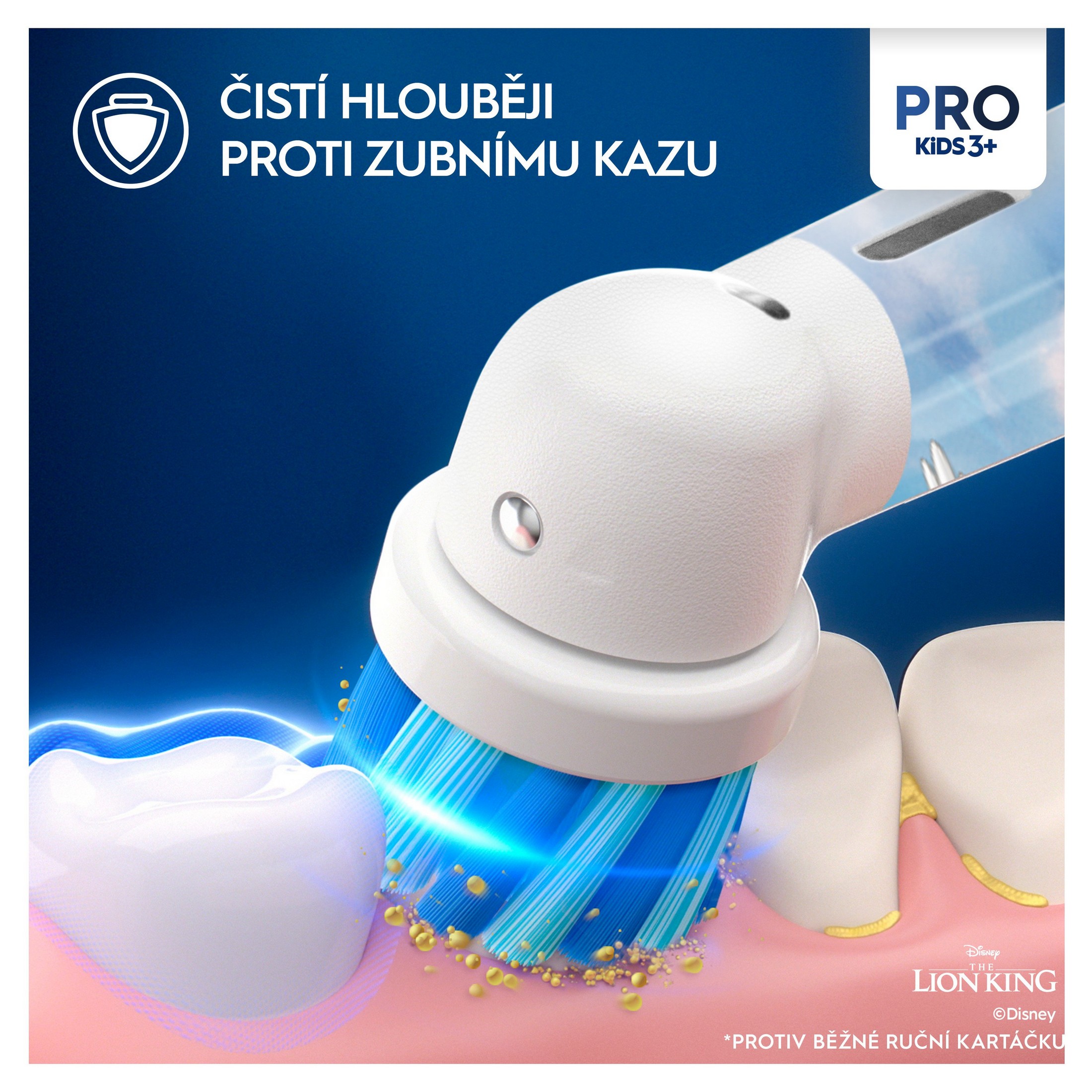 Oral-B Pro Kids Lion King dětský elektrický kartáček