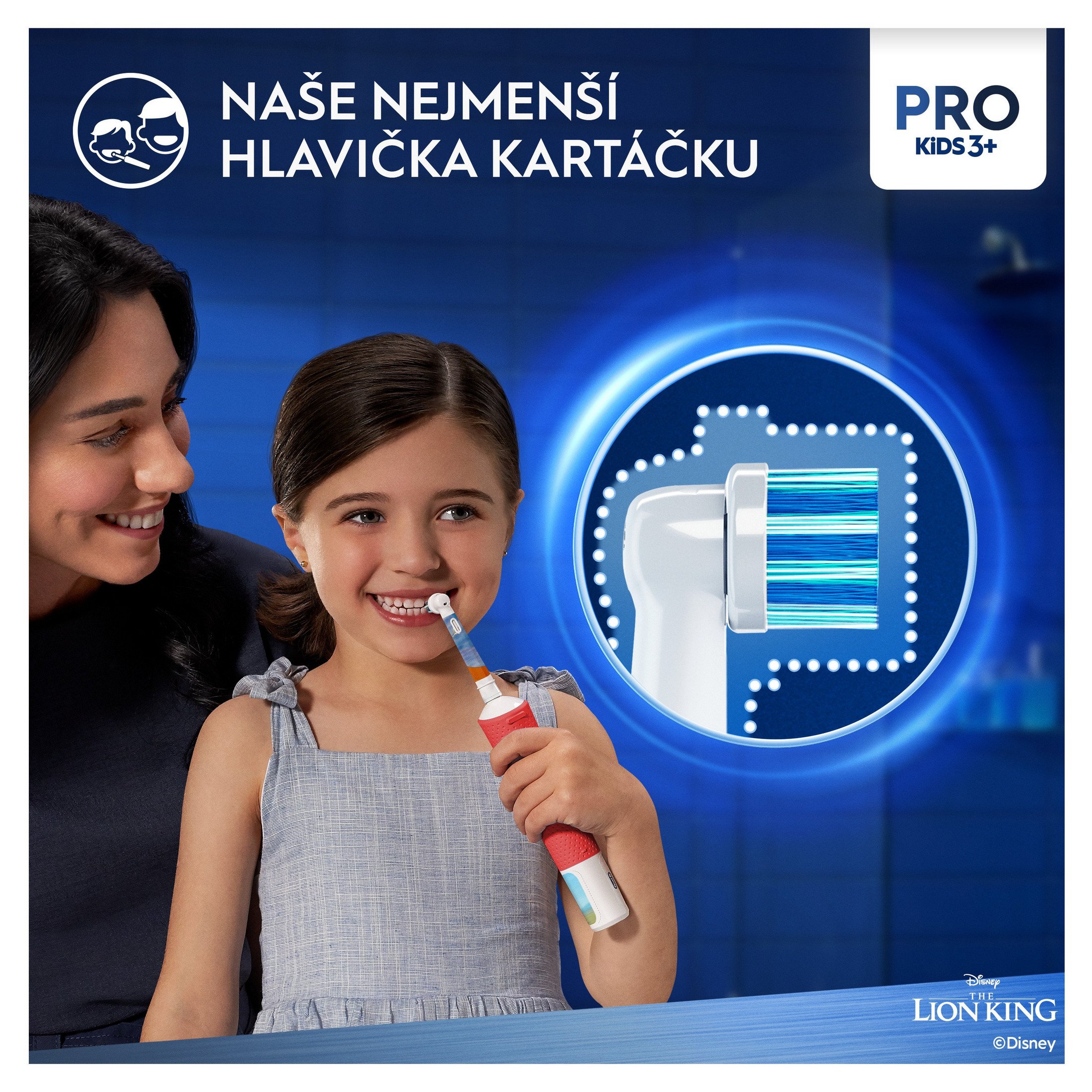 Oral-B Pro Kids Lion King dětský elektrický kartáček