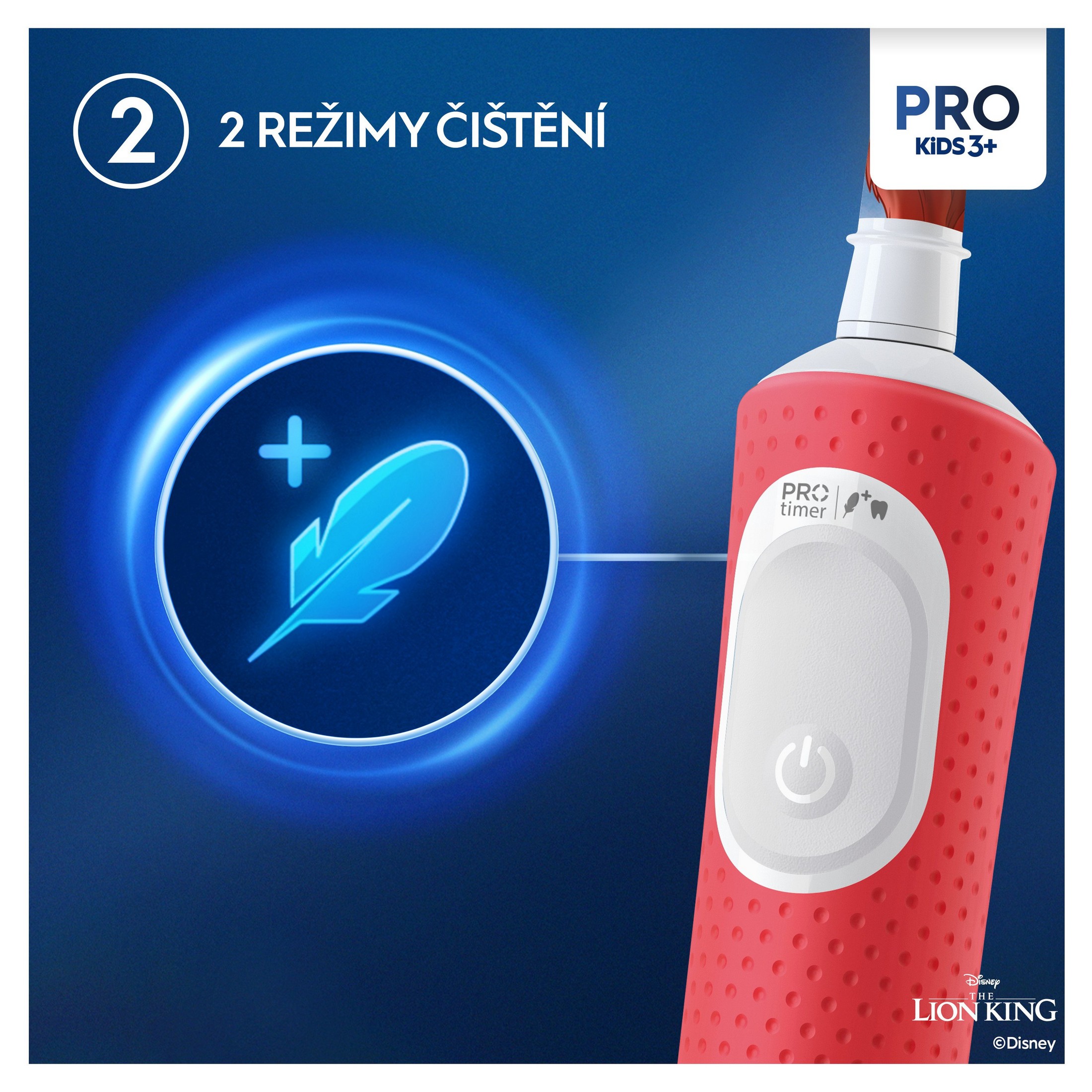 Oral-B Pro Kids Lion King dětský elektrický kartáček