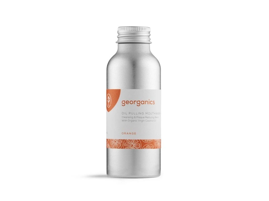 Georganics Orange Oil Pulling ústní voda 100 ml
