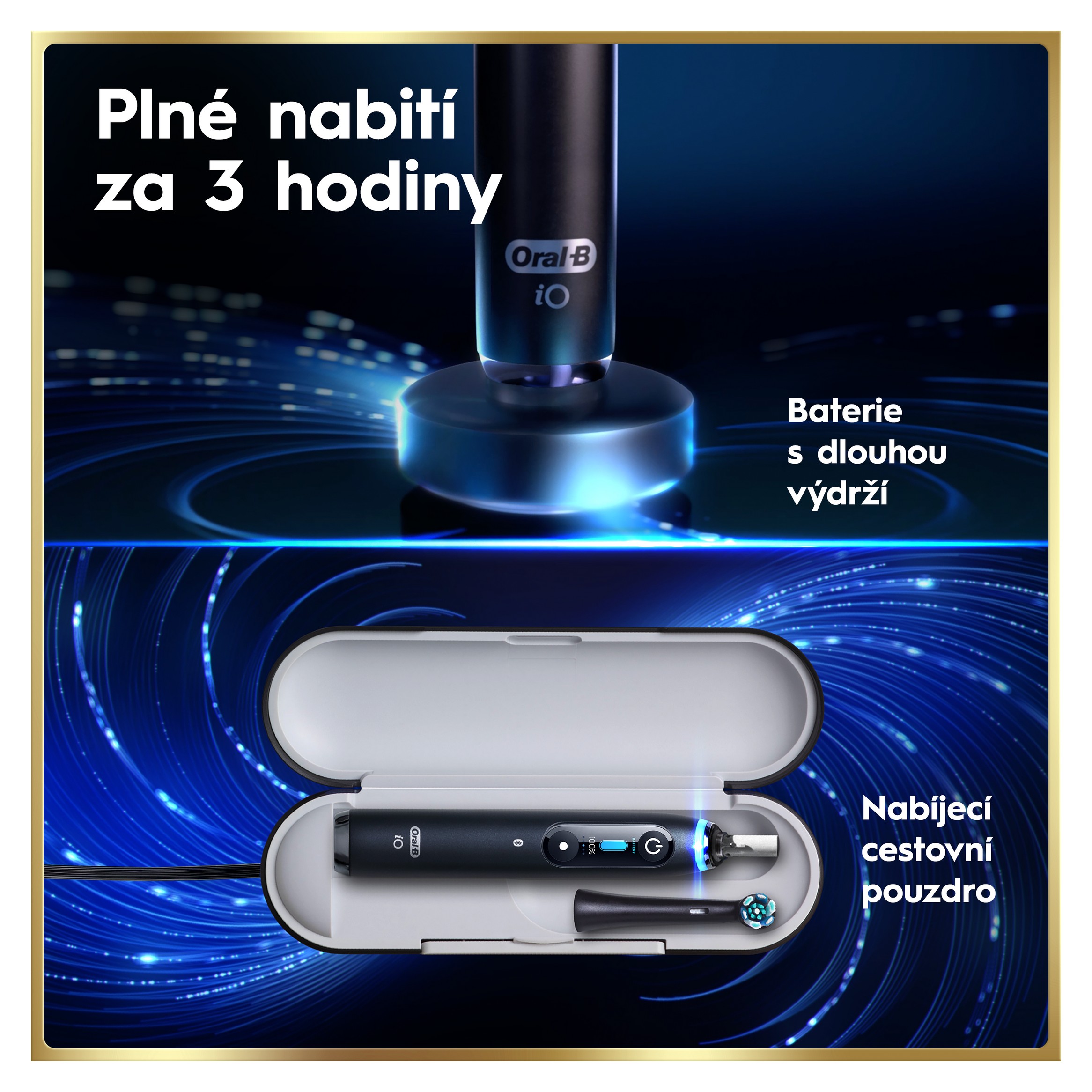 Oral-B iO Series 9 Black Onyx magnetický kartáček