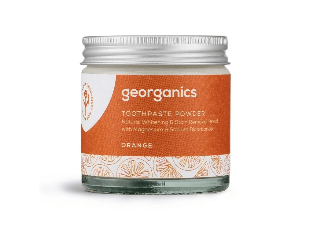 Georganics Orange zubní prášek 60 ml