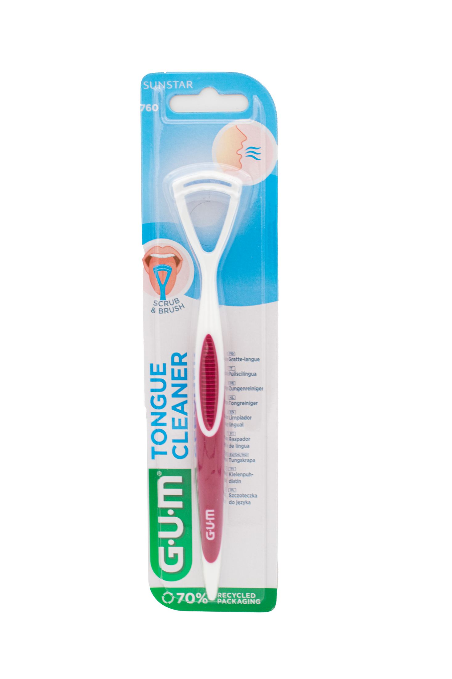 GUM HaliControl škrabka na jazyk