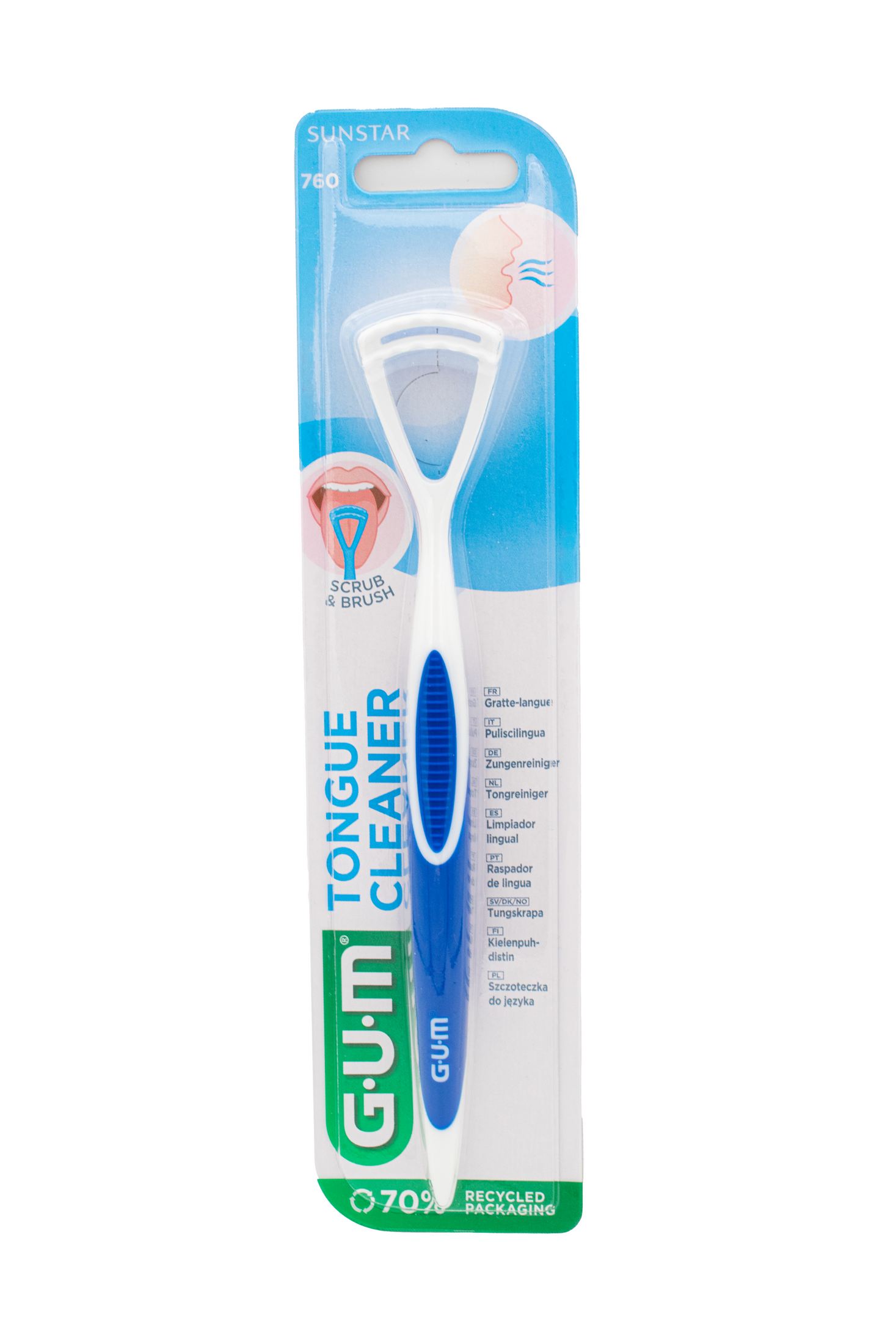 GUM HaliControl škrabka na jazyk