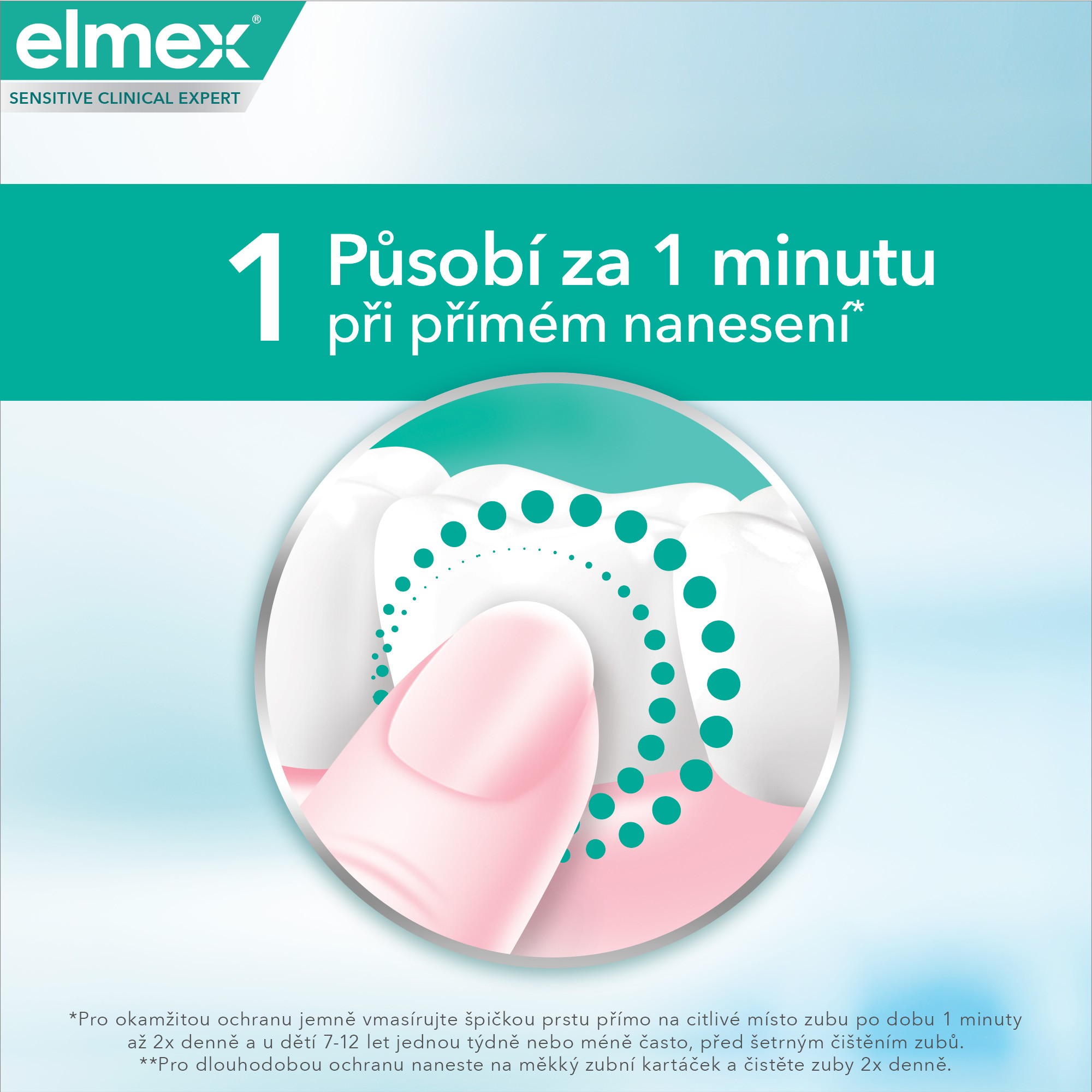 Elmex Sensitive Clinical Expert Instant Care zubní pasta 3×75 ml