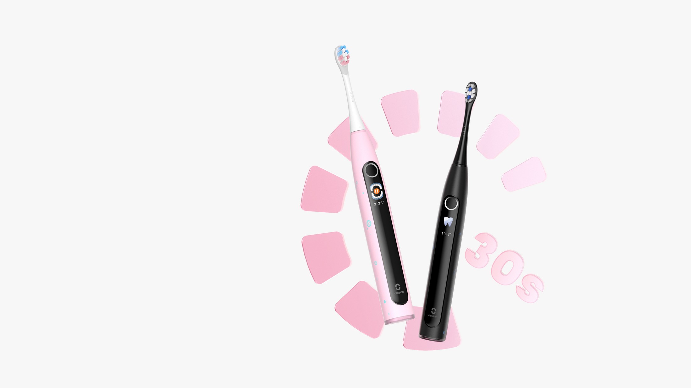 Oclean X Kids Pink dětský elektrický kartáček