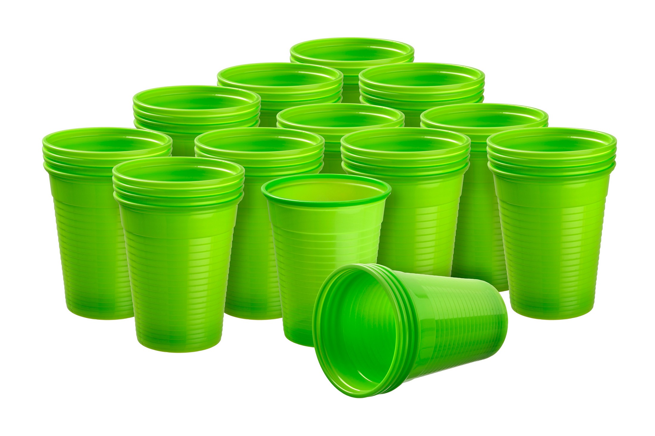 Akzenta Top Cups Fresh Green plastové jednorázové kelímky 100 ks