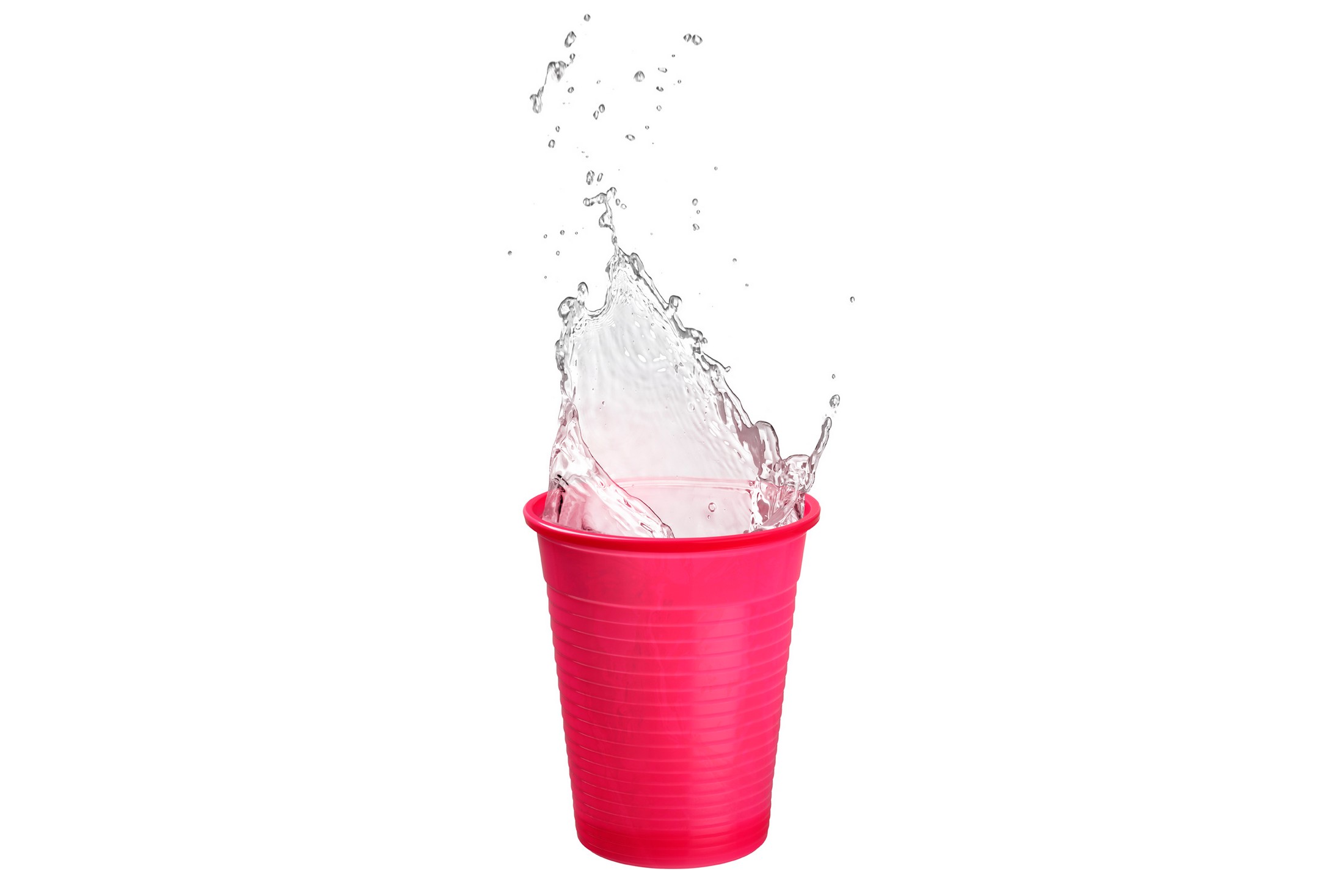 Akzenta Top Cups Fuchsia plastové jednorázové kelímky 100 ks