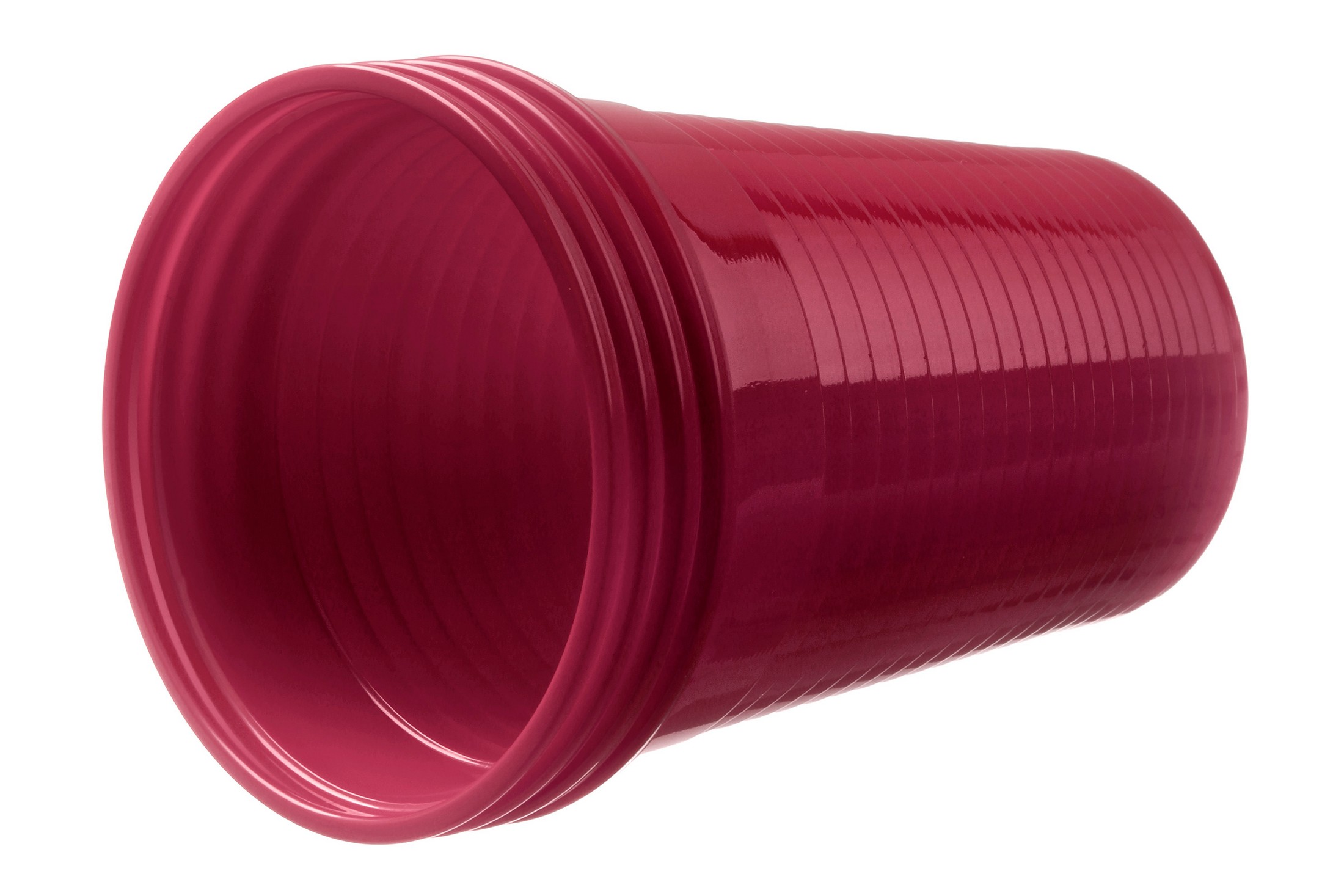 Akzenta Top Cups Burgundy plastové jednorázové kelímky 100 ks