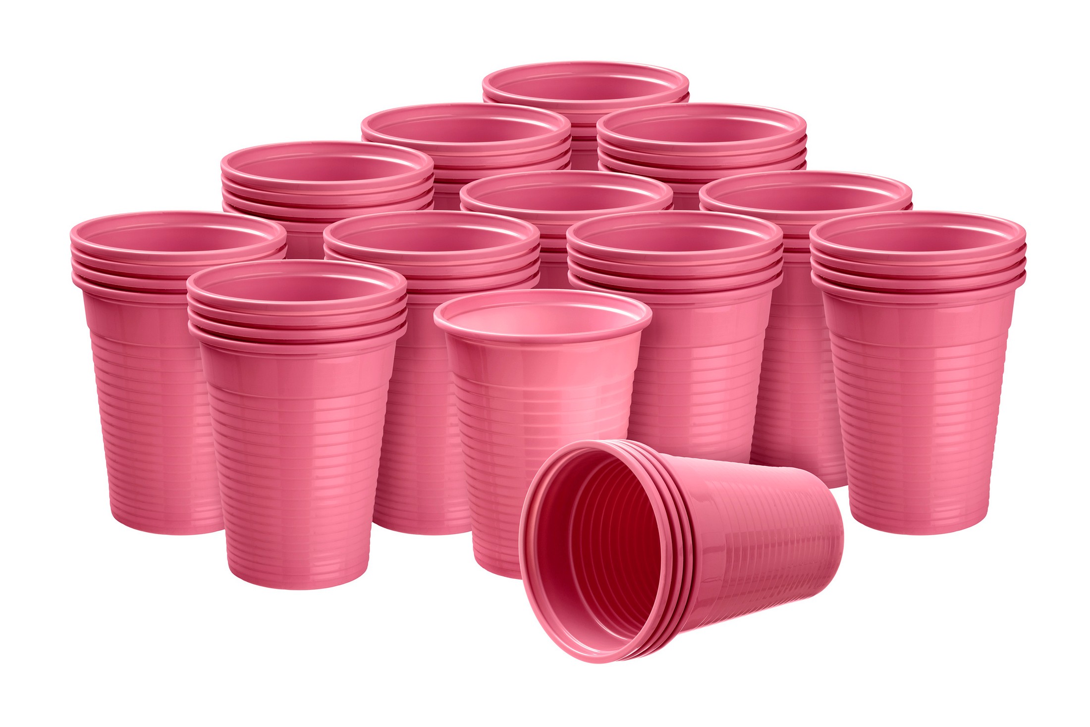 Akzenta Top Cups Pink plastové jednorázové kelímky 100 ks