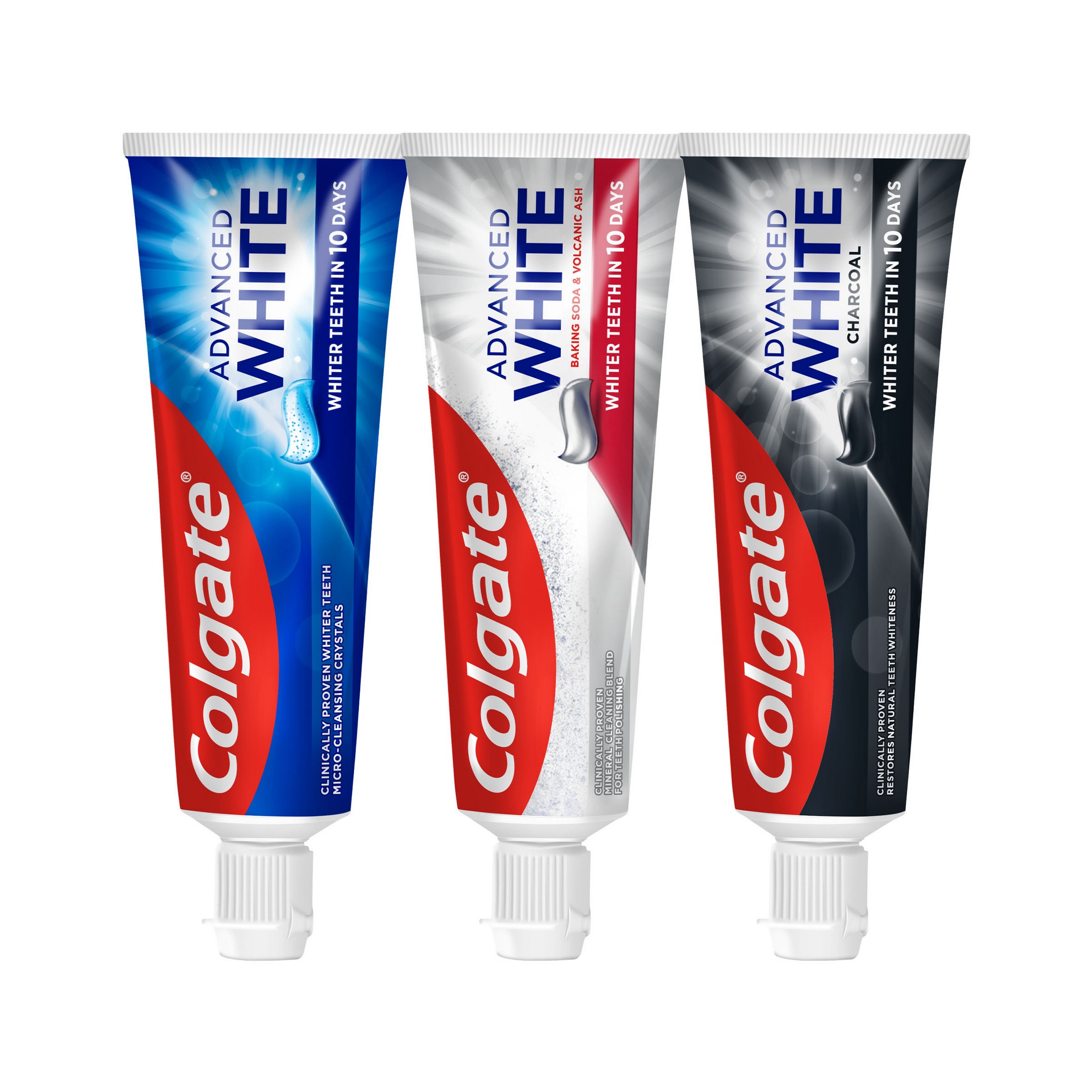 Colgate Advanced White Mix bělicí zubní pasta 6×75 ml