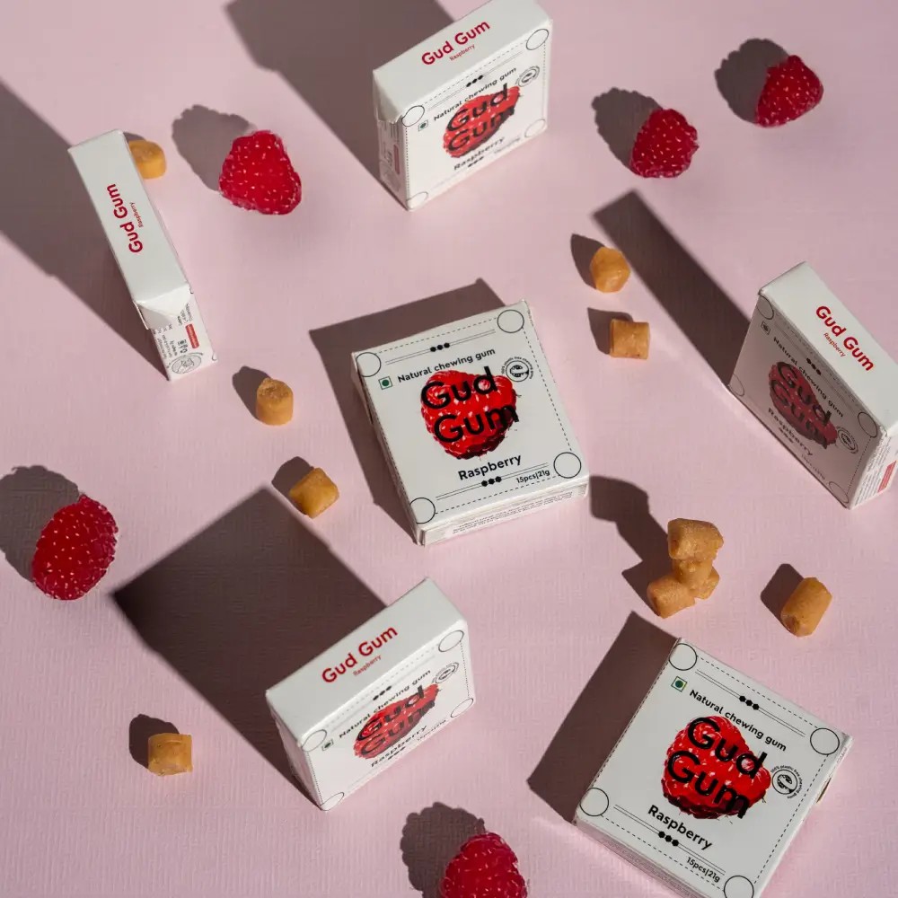 Gud Gum žvýkačky 15 ks - malinové