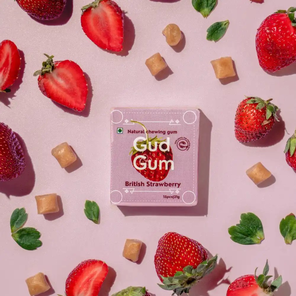 Gud Gum žvýkačky 15 ks - britská jahoda