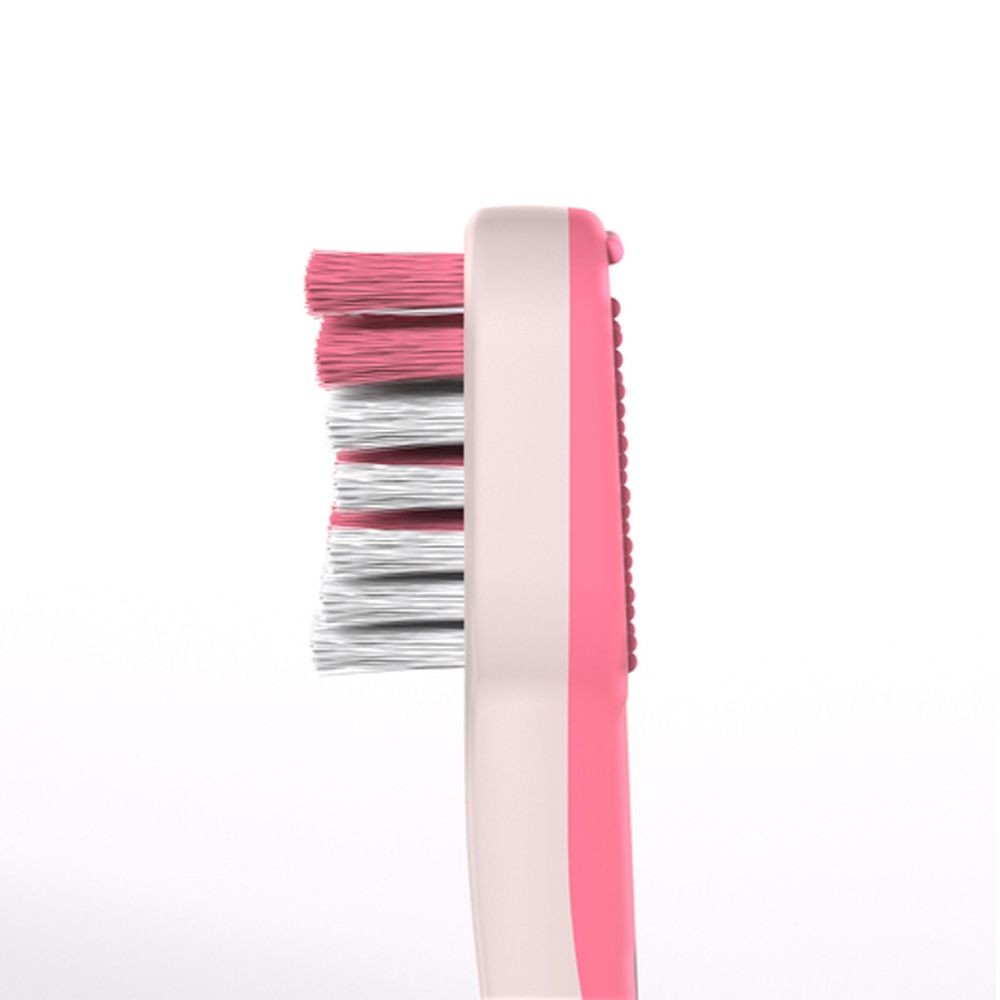 Suavinex Kids 2-6 Pink dětský zubní kartáček