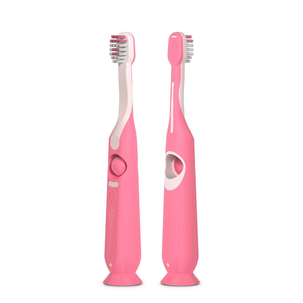 Suavinex Kids 2-6 Pink dětský zubní kartáček
