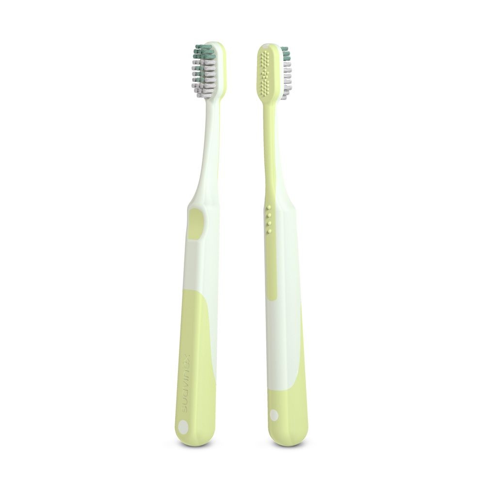Suavinex Junior 6+ Green dětský zubní kartáček