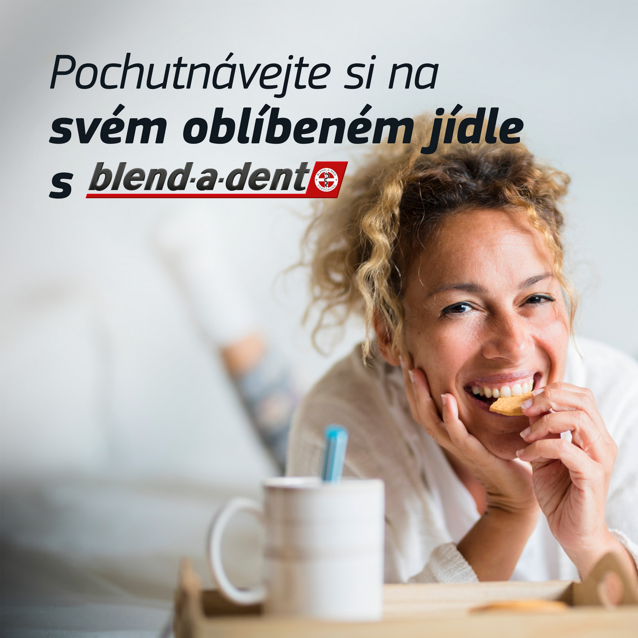 Blend-a-dent Plus Unbeatable Bite No Flavor fixační krém 2×40 g