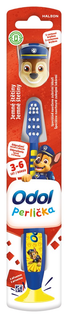 Odol Perlička 3-6 let dětský zubní kartáček - Chase