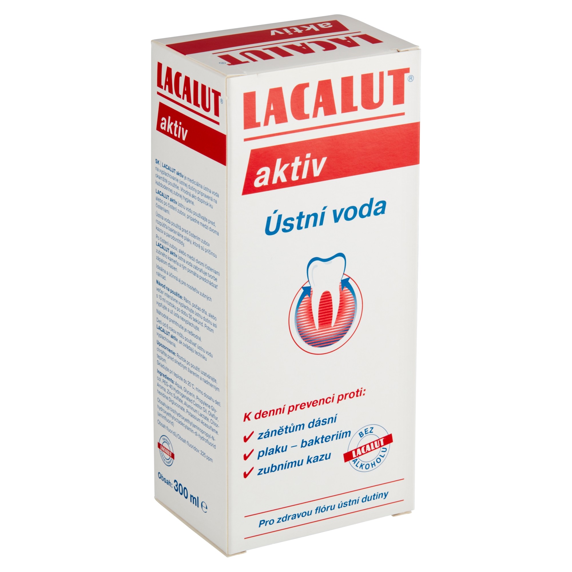 Lacalut Aktiv ústní voda 300 ml