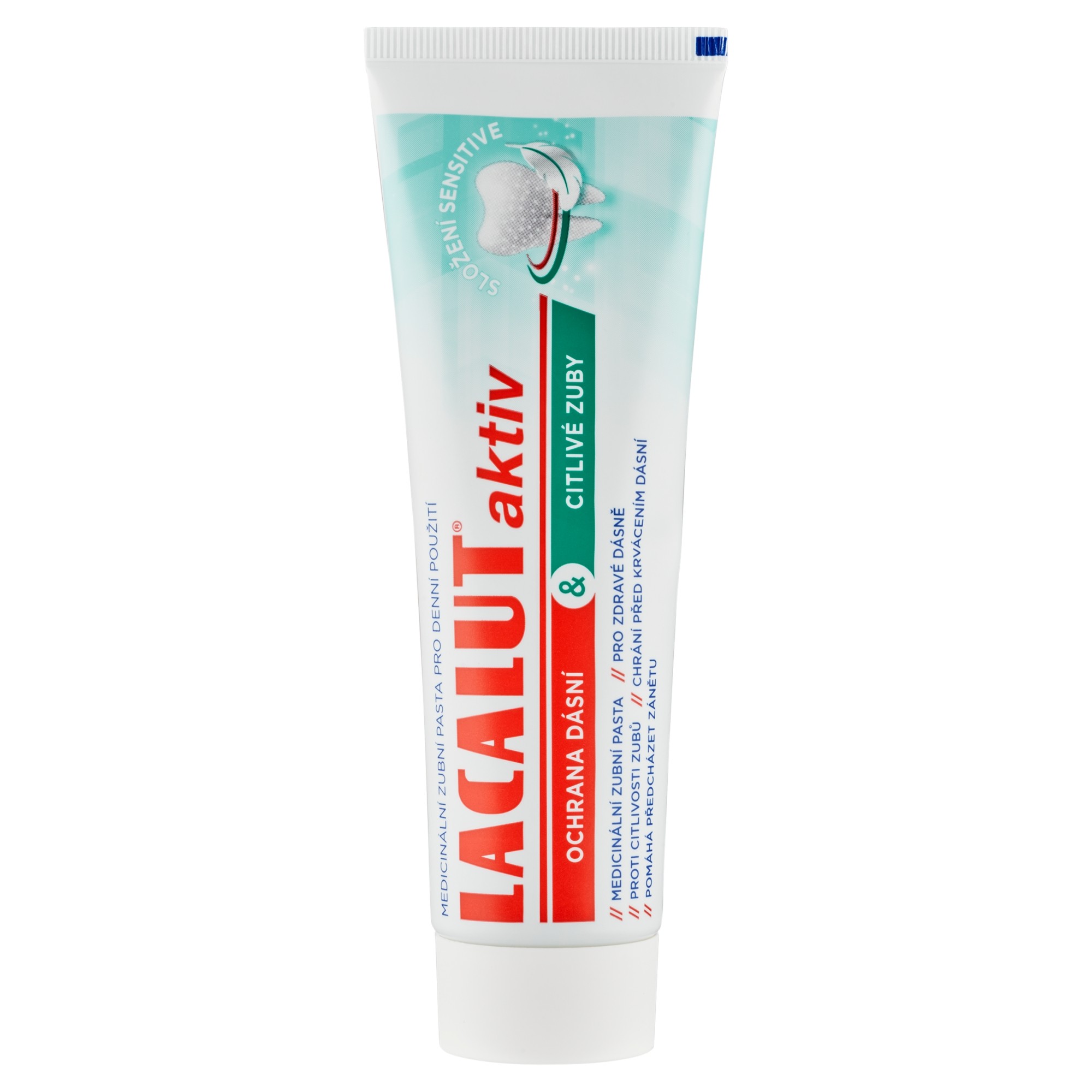 Lacalut Aktiv Gum Protect & Sensitive Teeth zubní pasta 75 ml