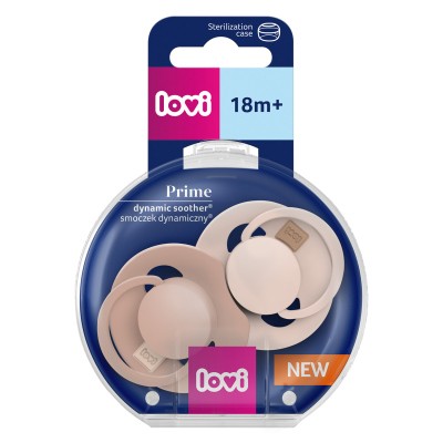 Lovi Prime 18m+ Nude/Blush dudlík 2 ks