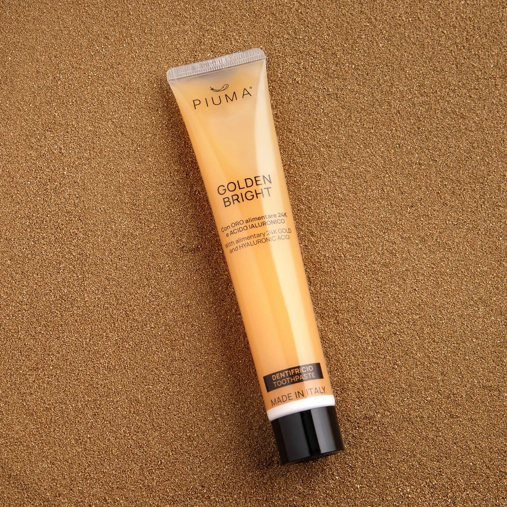 Piuma Golden Bright zubní pasta 75 ml