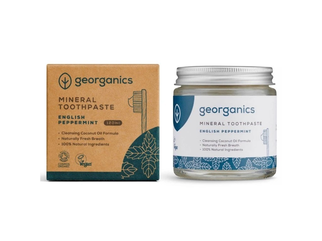 Georganics English Peppermint zubní pasta 60 ml