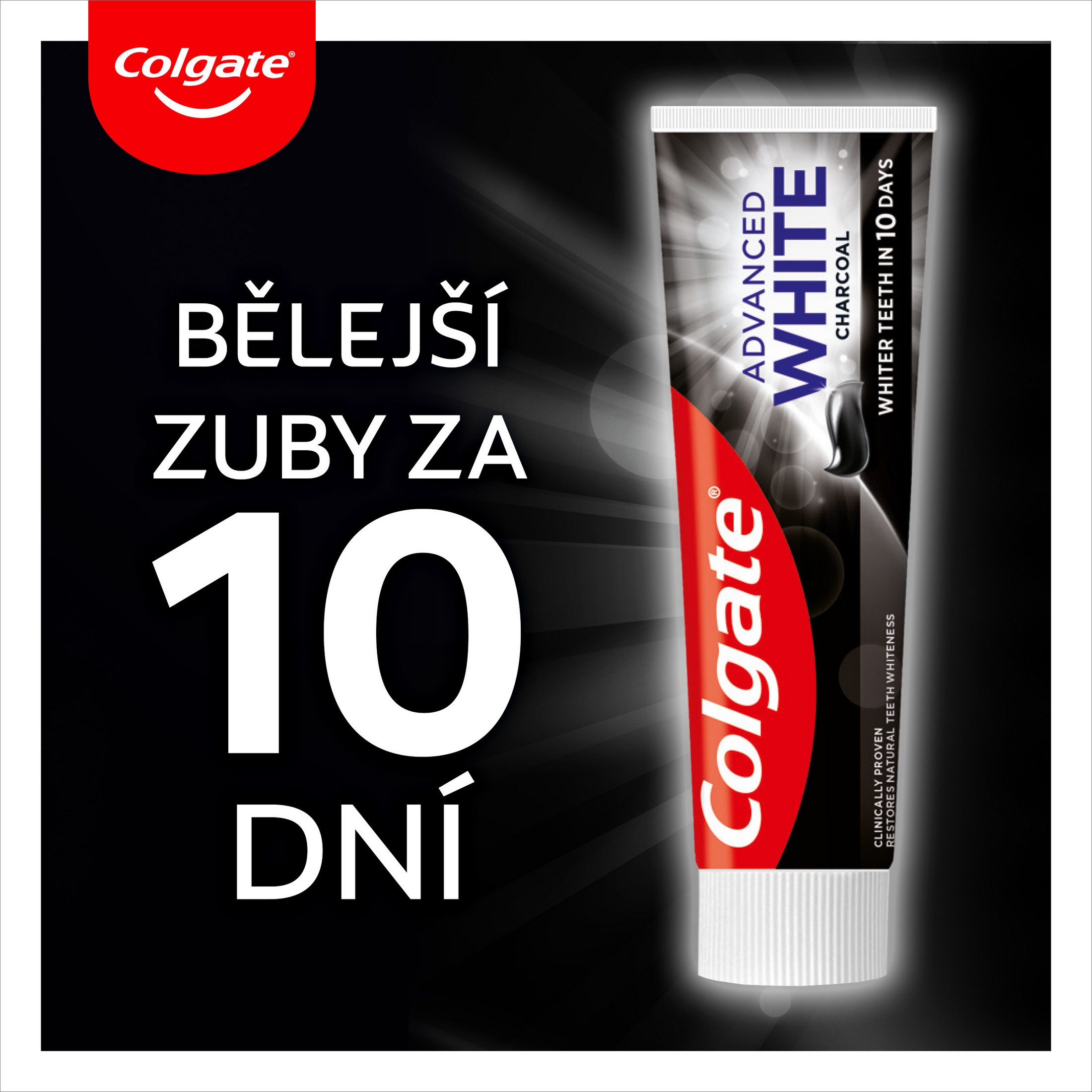 Colgate Advanced White Charcoal zubní pasta 125 ml
