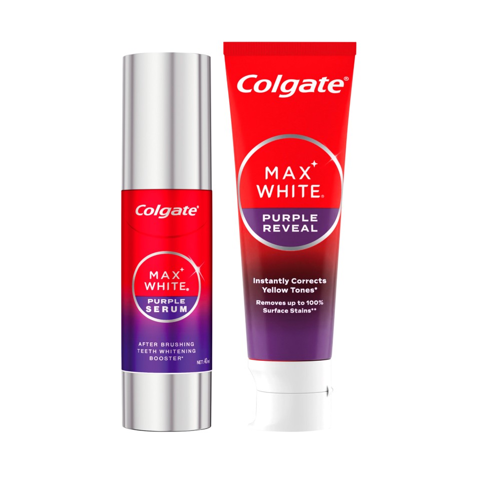 Colgate Purple sérum 40 ml + Colgate Purple zubní pasta 75 ml