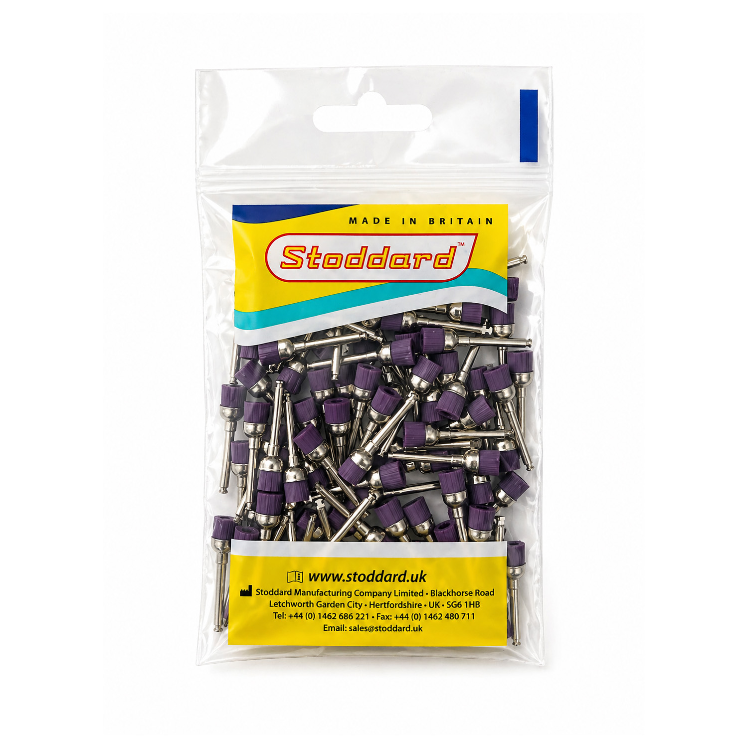 Stoddard SMART Junior Cup Medium Purple profylaktický kartáček 100 ks