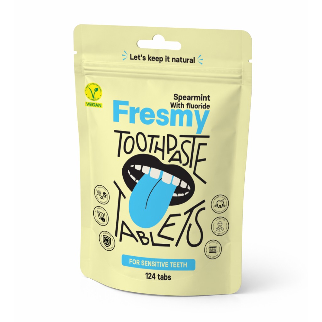 Fresmy Spearmint zubní pasta v tabletách 124 ks
