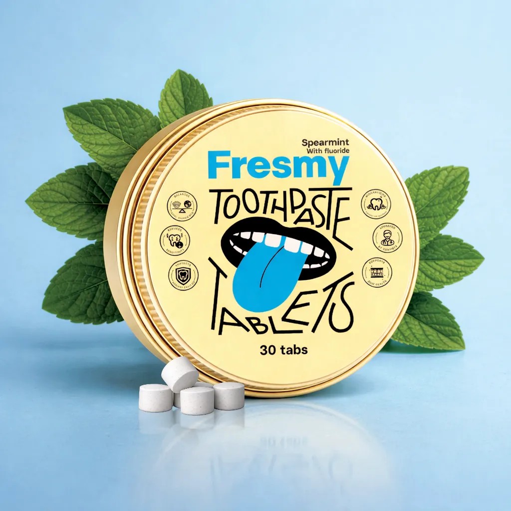 Fresmy Spearmint zubní pasta v tabletách 30 ks