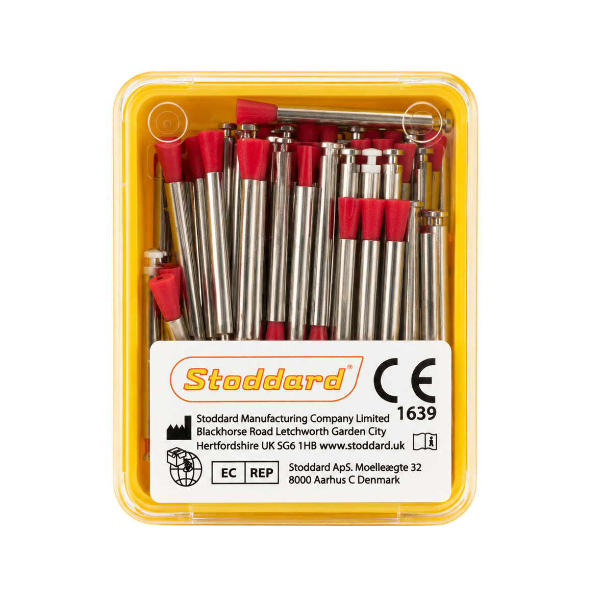Stoddard Smart Prophy Microtuft Nylon Soft Rosa lešticí kartáček 100 ks