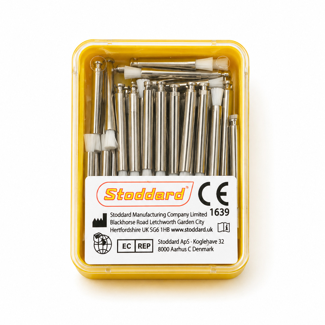 Stoddard Prophy Microtuft Nylon lešticí kartáček 100 ks