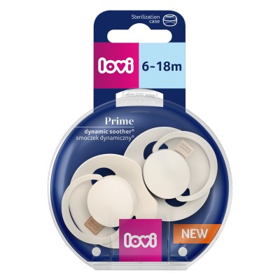 Lovi Prime 6-18 Coconut/Ivory dudlík 2 ks