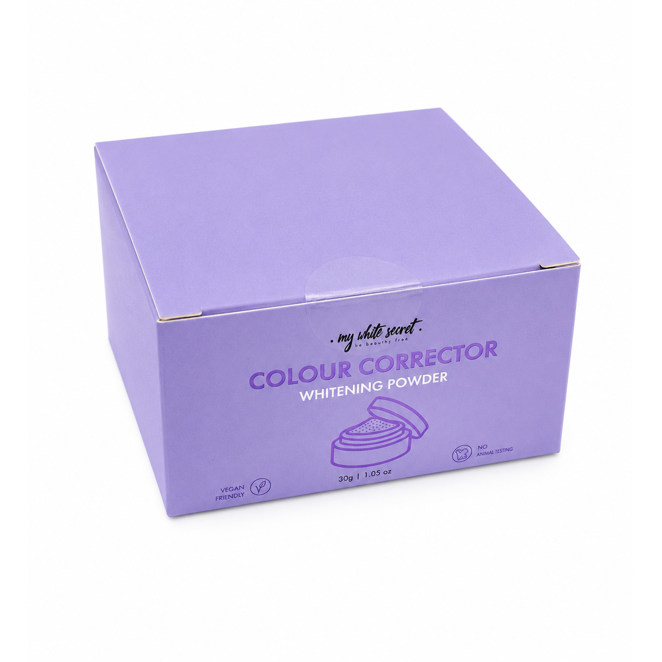 My White Secret fialový pudr pro bělení zubů 30 g