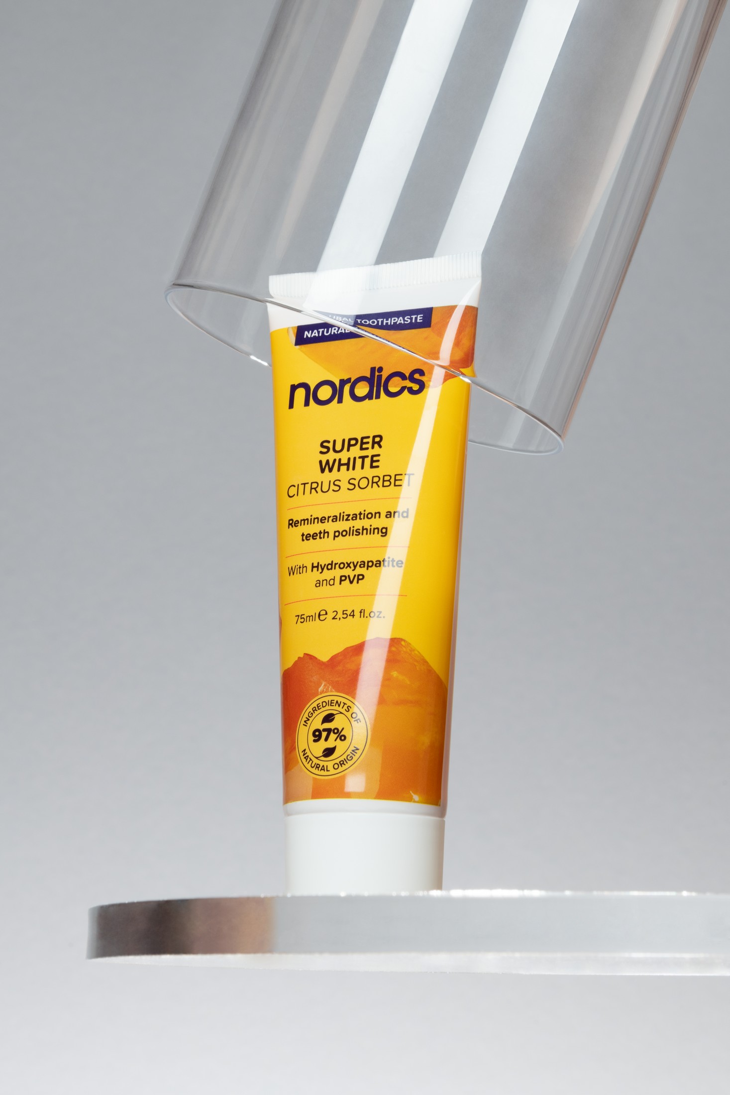 Nordics Super White zubní pasta 75 ml