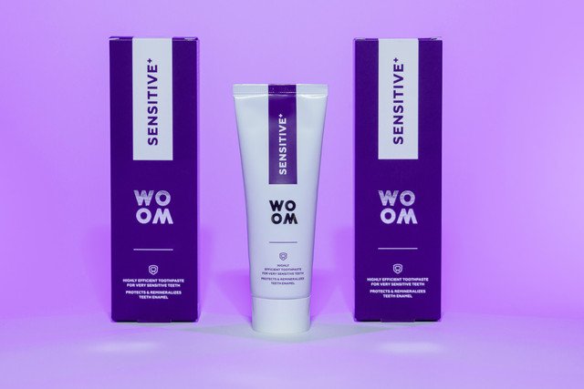 Woom Sensitive+ zubní pasta 75 ml