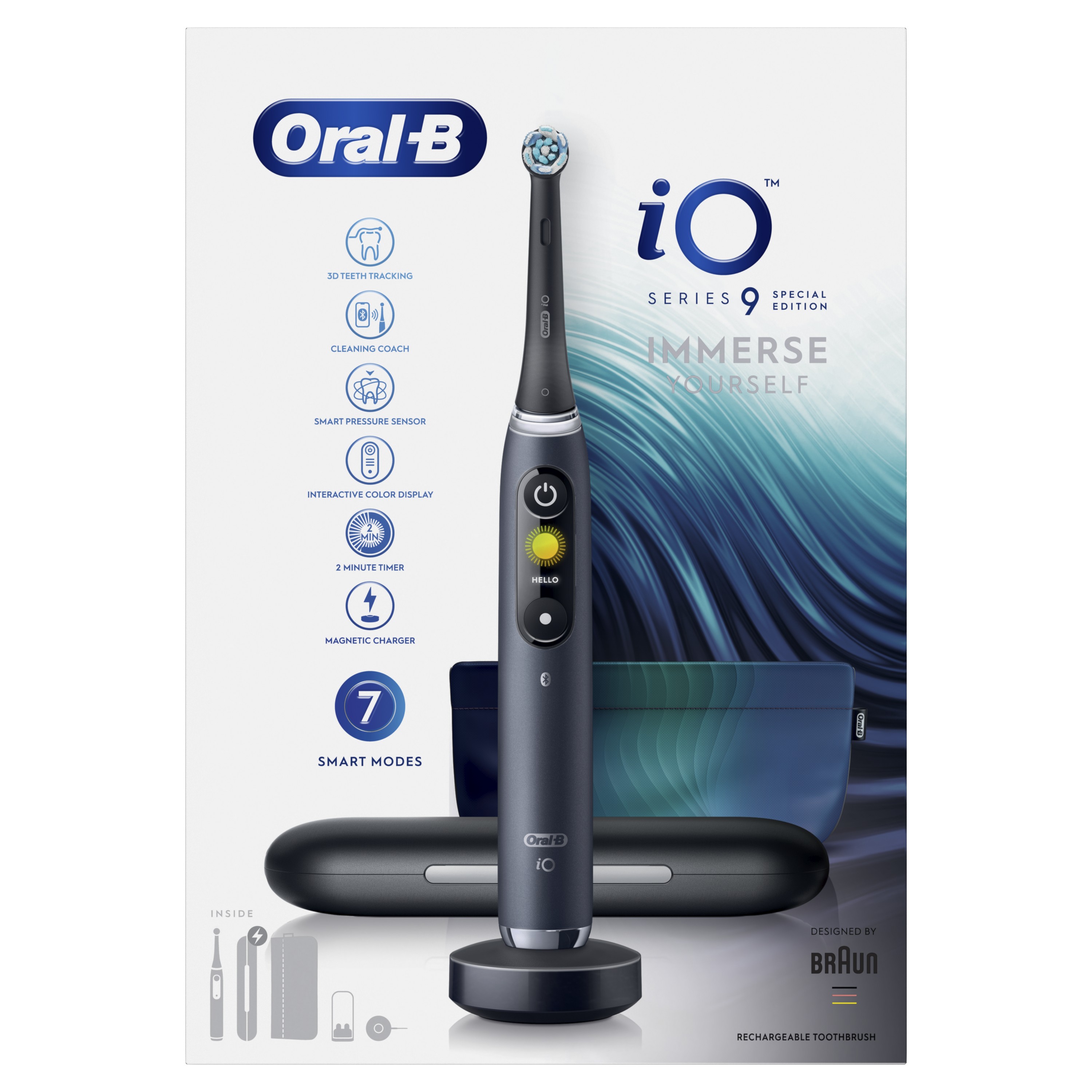 Oral-B iO Series 9 Black Onyx Special Edition magnetický kartáček